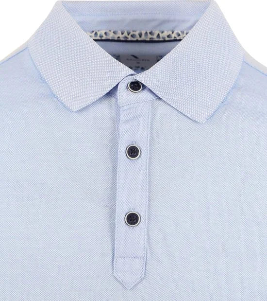 R2 Amsterdam Polo Lichtblauw - Maat M - Heren