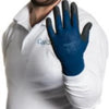 Showa handschoenen - 380 - maat L - grijs / blauw - NBR - foam grip