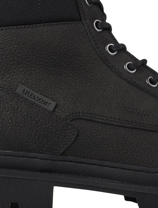 Lyle & Scott - Boot - Male - Black - 40 - Laarzen