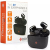 DUTCH ORIGINALS - TWS BT IN EARPHONES II BLACK - Volledig Draadloze Bluetooth Oordopjes | Geschikt voor Apple, Samsung, iOS en Android