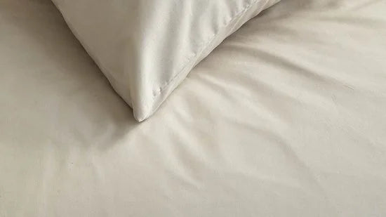 Weekend Dekbedovertrek - 1 Persoons - Katoen - 140 x 200/220 cm - Zand