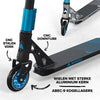 Stunt Scooter Stuntstep Genesis Pro X - Zwart/Blauw