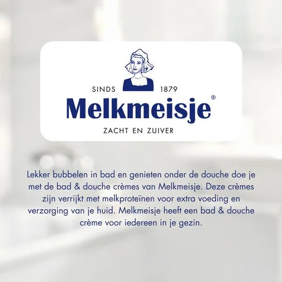 Melkmeisje Honing - 1000 ml - Bad- & Doucheschuim