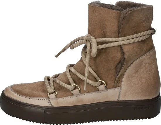 Blackstone UKI - Fossil - Boots - Vrouw - Brown - Maat: 39