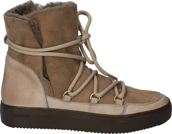 Blackstone UKI - Fossil - Boots - Vrouw - Brown - Maat: 39
