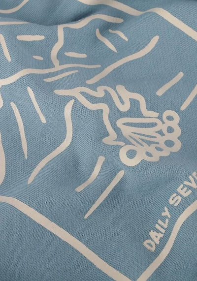 DAILY7 Hoodie Daily7 Adventures Truien & Vesten Jongens - Sweater - Hoodie - Vest- Blauw - Maat 110