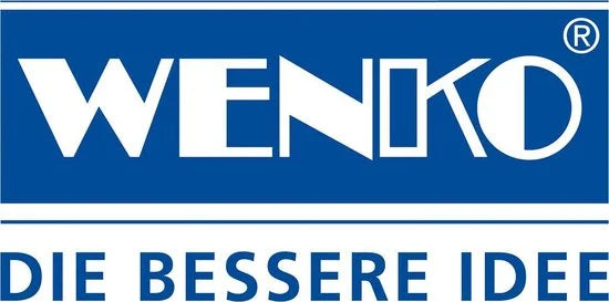 WENKO Brasil zeepdispenser kunststof 9x7.3x16.5cm | MAT BLAUW