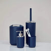 WENKO Brasil zeepdispenser kunststof 9x7.3x16.5cm | MAT BLAUW