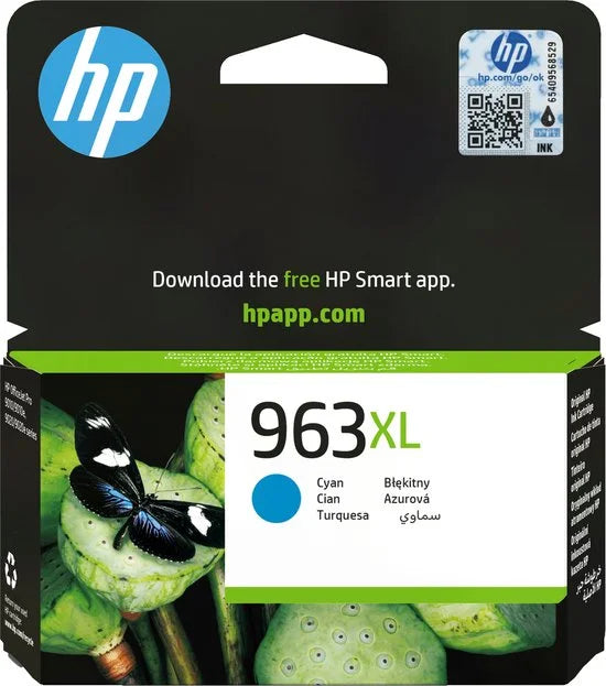 HP 963XL Inktcartridge Cyaan 3JA27AE 1600PAGINA'S