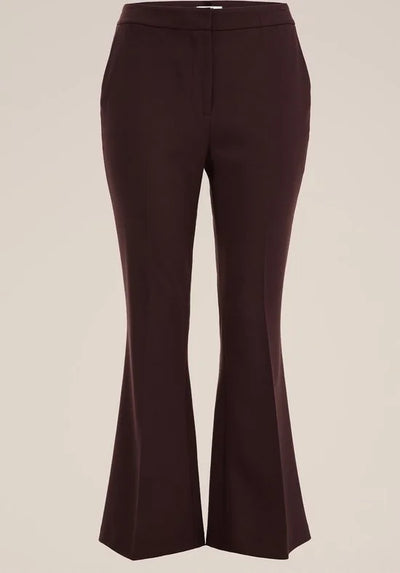 WE Fashion Dames flared pantalon - Curve