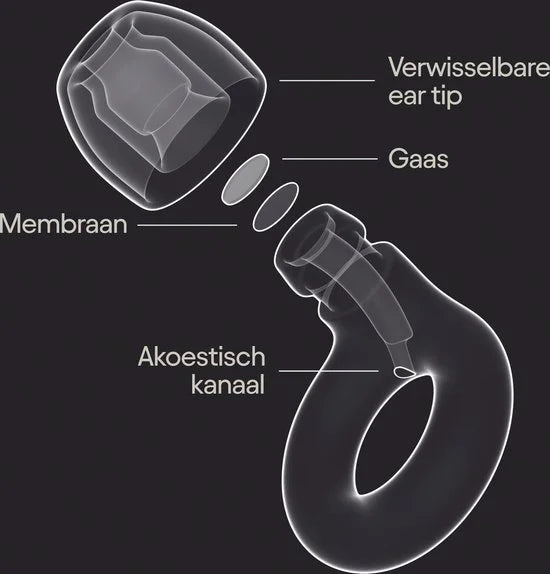Loop Experience 2 – Oordopjes Festival en Feesten met geluidsdemping – Gecertificeerde gehoorbescherming voor concerten, festivals, feesten, clubs, l