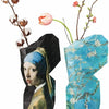 Tiny Miracles - Duurzame Design Vaas - Paper Vase Cover - Vermeer - Girl with a Pearl Earring - Large