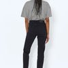 Noisy may Jeans Nmmoni Hw Straight Ank Black Jeans 27021112 Black Denim Dames Maat - W28 X L32