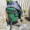 Maxxcovers Kamado BBQ Bescherm Hoes - Compact 15 inch - 56 x 71 cm - Waterdicht - Trekkoord - Zwart