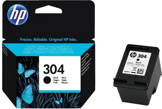 HP 304 - Inktcartridge - Origineel - Zwart