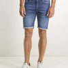 State of Art - Denim Shorts Donkerblauw - Heren - Maat 40 - Regular-fit