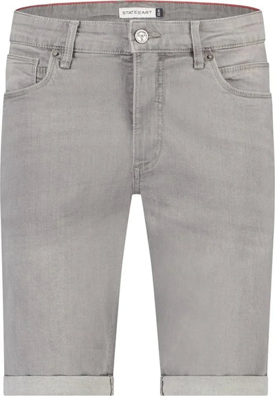 State Of Art Denim Shorts Grijs - Maat 42 - Heren - Korte broek