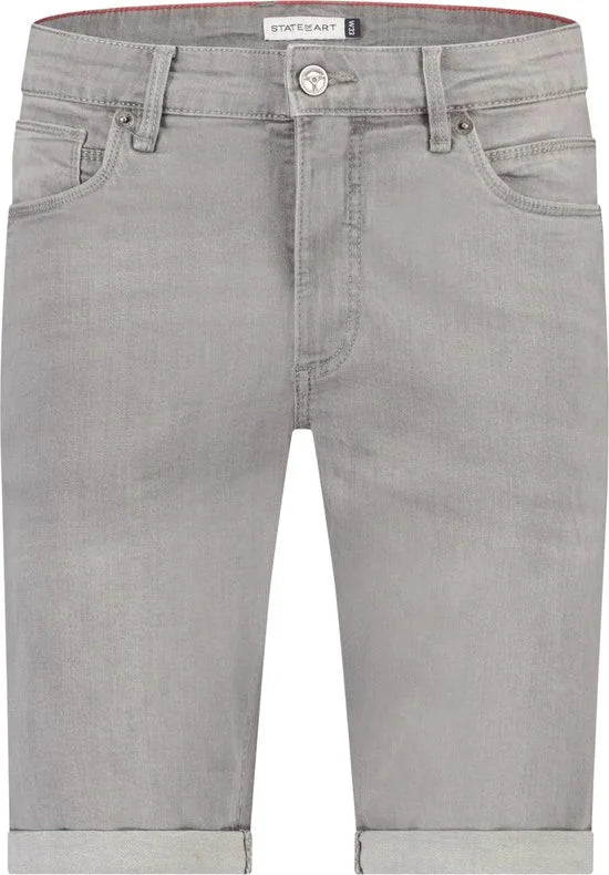 State Of Art Denim Shorts Grijs - Maat 42 - Heren - Korte broek