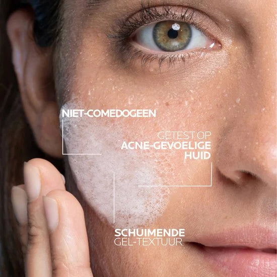 La Roche-Posay Effaclar Zuiverende Reinigingsgel +M - voor een Vette, Onzuivere Huid met Neiging tot Acne - 400ml