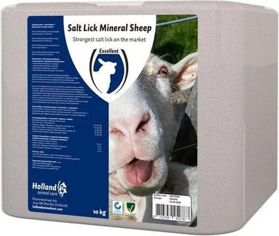 Excellent Liksteen 10 kg - Liksteen paard - Mineralen liksteen - Liksteen schaap - Rotszout
