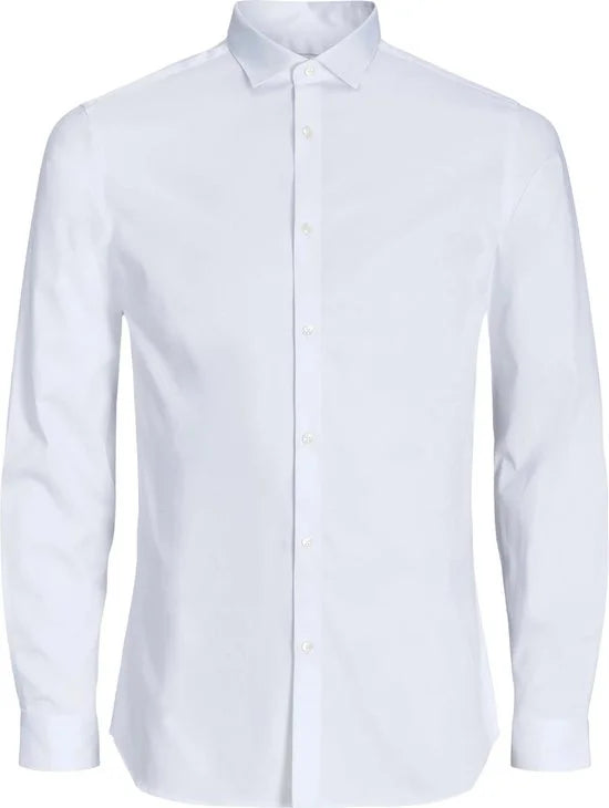 BRASJAS wit overhemd heren - Regular fit - Maat M