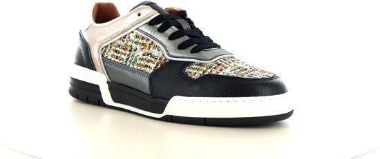 DWRS RUGBY tweed Black / Stone - Dames Sneaker - J6523-14 - Maat 37