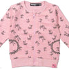 Dirkje Vestje Summer pink melee   -  Maat  62