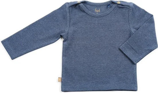 Frogs and Dogs - Shirt - Navy Blauw - Maat 62 - Jongens