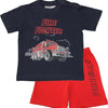 Fun2Wear - Brandweerman Shortama Baby | Dress Blues - Katoen - Maat 80