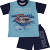 Fun2Wear - Politie Shortama Baby | Dress Blues - Katoen - Maat 74