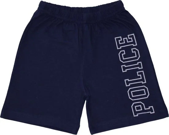 Fun2Wear - Politie Shortama Baby | Dress Blues - Katoen - Maat 74