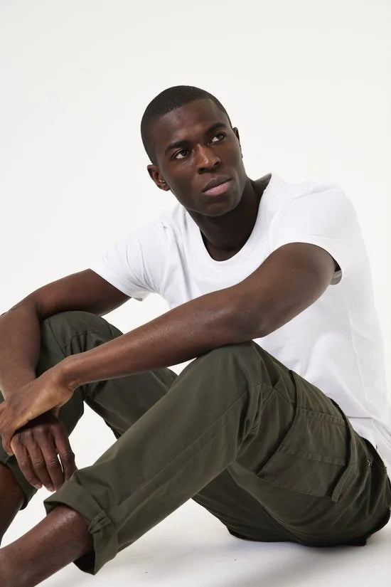 GARCIA Z1164 Heren Slim Fit Broek Groen