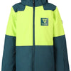 Brunotti Strokersy-S Jongens Wintersport Ski Jas - Groen -