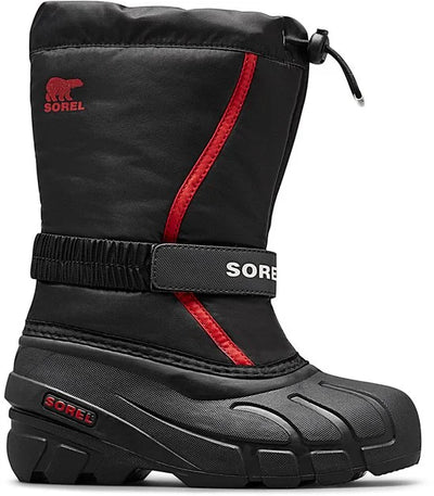 Sorel YOUTH FLURRY™ BOOT Youth Unisex Snowboots - Black, Bright Red - Maat 34