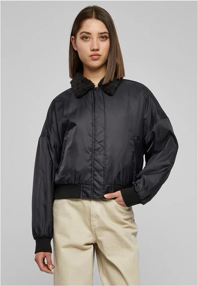 Urban Classics - Pilot Bomber jacket - L - Zwart