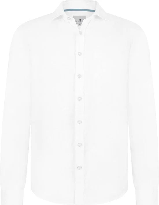 State of Art - Overhemd Linnen Wit - Heren - Maat 3XL - Regular-fit