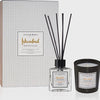 Atelier Rebul Istanbul Luxury Home Geschenkset - Geurstokjes (120ml) + Geurkaars (210g) - Houtig & Kruidige Geur - Cadeau voor Vrouw - Cadeau voor Man