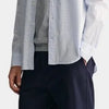 Gant Casual hemd lange mouw Blauw Poplin Gingham Shirt 3000120/455