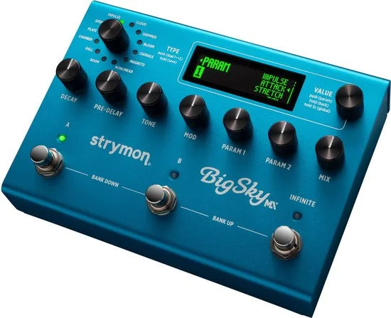 Strymon Big Sky MX - Dual engine multi reverb - Blauw
