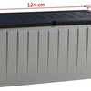 Keter Novel Opbergbox - 340L - 124x55x62.5cm - Grijs