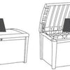 Keter Novel Opbergbox - 340L - 124x55x62.5cm - Grijs