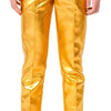 OppoSuits TEEN BOYS Groovy Gold - Tiener Verkleedpak - Gouden Pak - Gouden Kostuum - Carnavalskleding - Maat EU 134/140