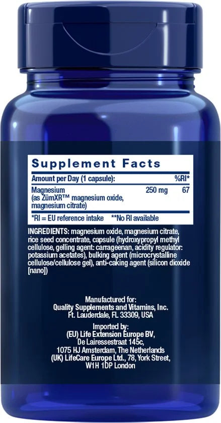 Extend-Release Magnesium - 60 capsules