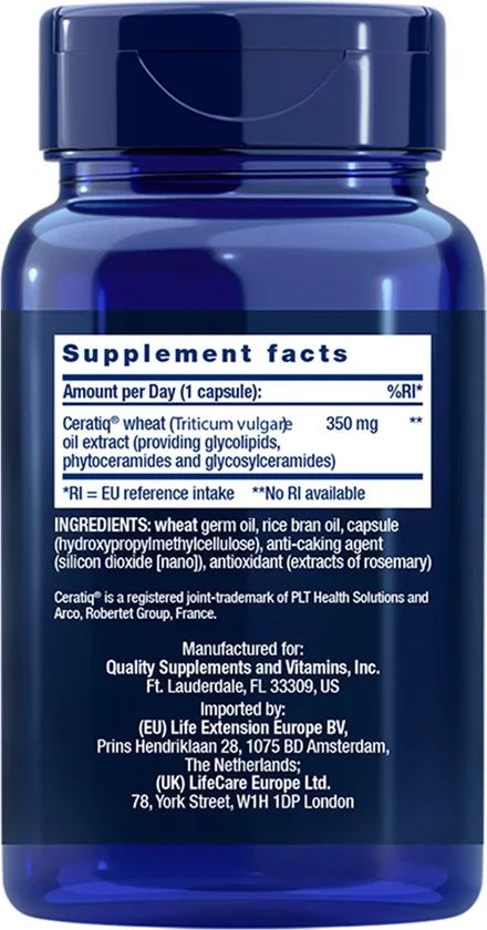 Life Extension Huidondersteunende ceramiden (30 capsules)