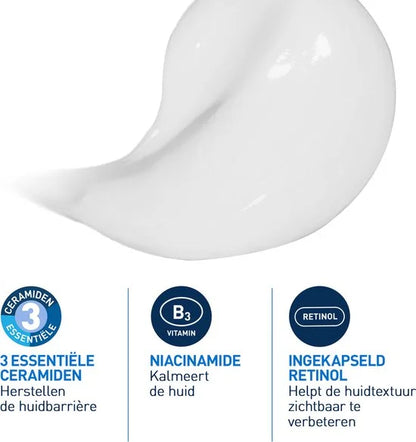 CeraVe Anti-Onzuiverheden Retinol Serum - tegen Vlekjes en Restlittekens - voor een Onzuivere Huid met Neiging tot Acne - 30ml