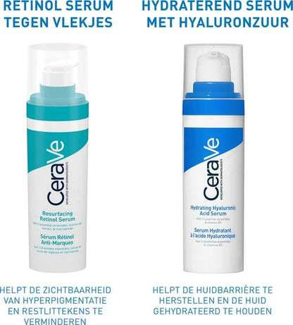 CeraVe Anti-Onzuiverheden Retinol Serum - tegen Vlekjes en Restlittekens - voor een Onzuivere Huid met Neiging tot Acne - 30ml