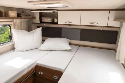 Travel Textiles Jersey Hoeslakens - Hoeslaken - Voor Caravans en Campers - Lengtebedden - Premium Lakens - Reisbenodigdheden - 100% Katoen - 3 Stuks