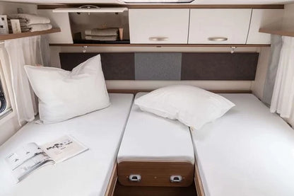 Travel Textiles Jersey Hoeslakens - Hoeslaken - Voor Caravans en Campers - Lengtebedden - Premium Lakens - Reisbenodigdheden - 100% Katoen - 3 Stuks