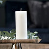 Riviera Maison decoratieve kaars, stompkaars 7x18, decoratie, woonaccessoires - Pillar Candle ECO - Wit - stearine