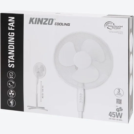 Kinzo Cooling Ventilator Wit